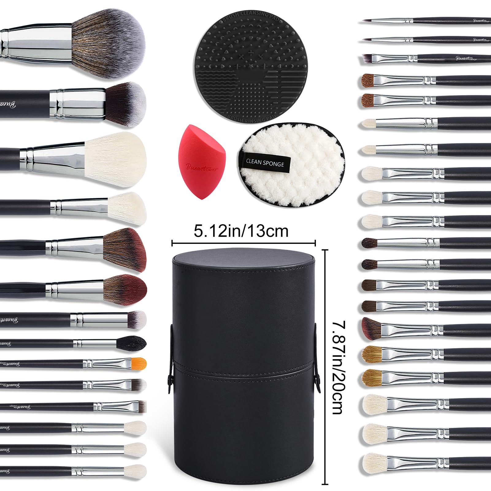 Disques démaquillants fibre ultrafine Bueart Design – démaquillage rapide