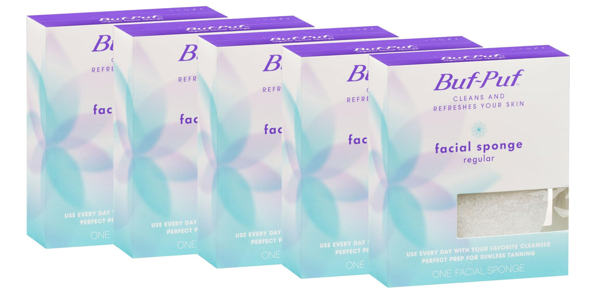 Buf-Puf éponge-visage-douce: nettoyage doux pour la peau.