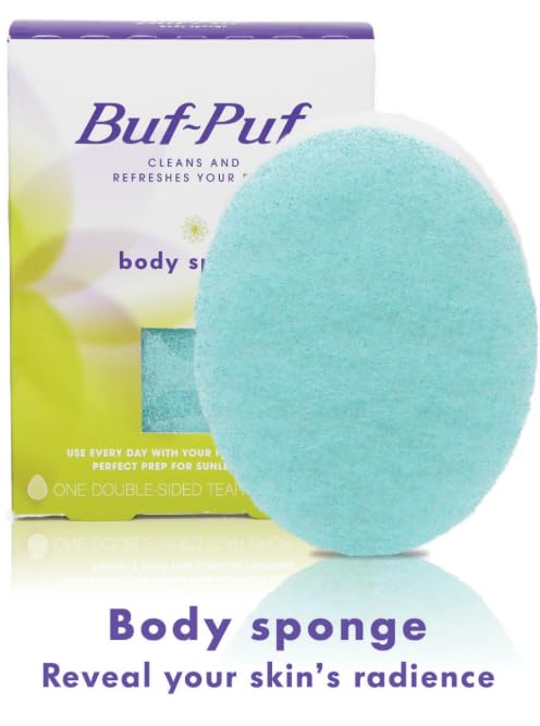 Buf-Puf Éponge-visage-exfoliante: exfoliation légère pour peau lisse