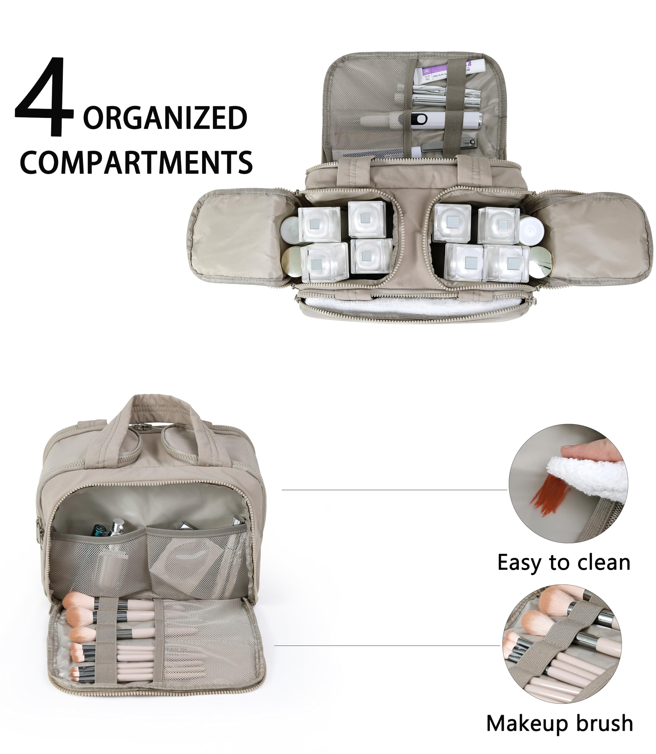 BUZFOWU Trousse: poche arrière étanche pour linge mouillé et reste sec.