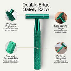 Bulimica lames double-edge platine: glisse douce et rasages constants