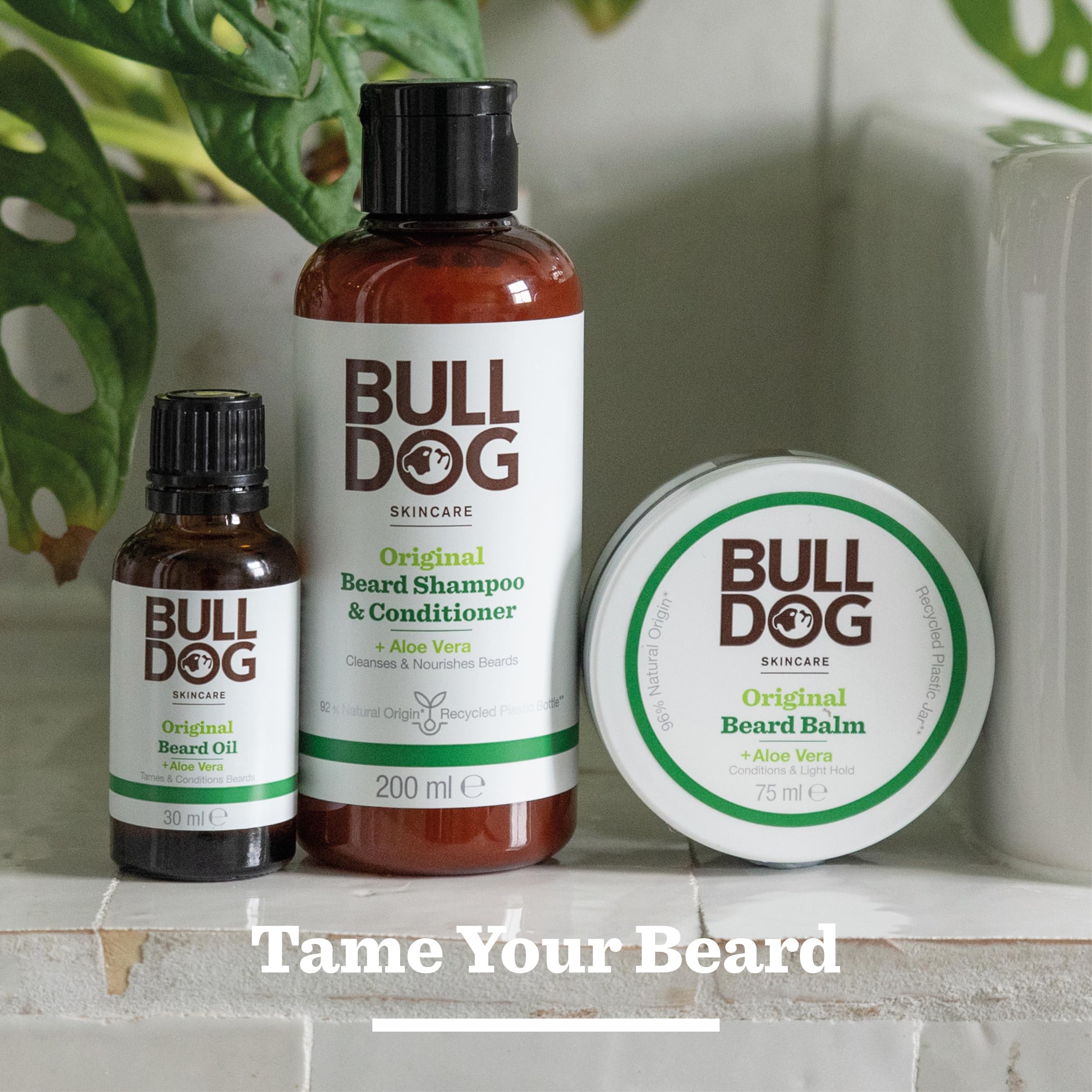 BULLDOG formule végétale sans cruauté pour la barbe.