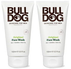Bulldog Gel Nettoyant Visage Original — bouteille de 150 ml, peau propre et fraîche.