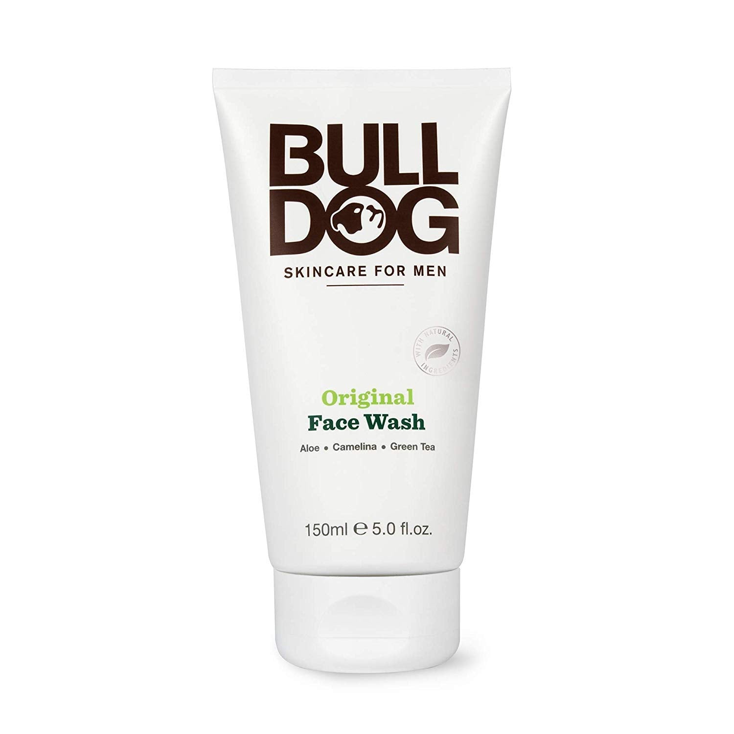 Bulldog Gel Nettoyant Visage Original — mousse douce prête à l'application quotidienne.
