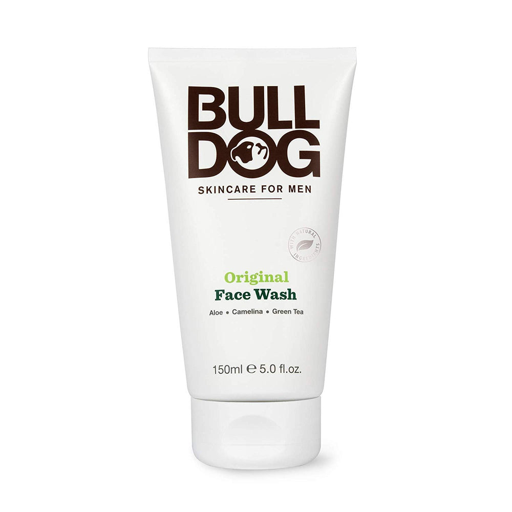 Bulldog Gel Nettoyant Visage Original — mousse douce prête à l'application quotidienne.