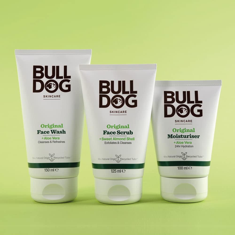 Bulldog Original – flacon ergonomique facilitant le rituel quotidien