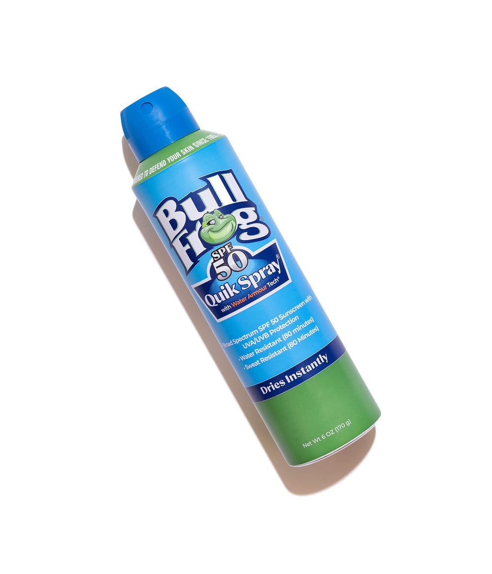 Bullfrog Quik Spray formule antioxydants et extraits vegetaux.