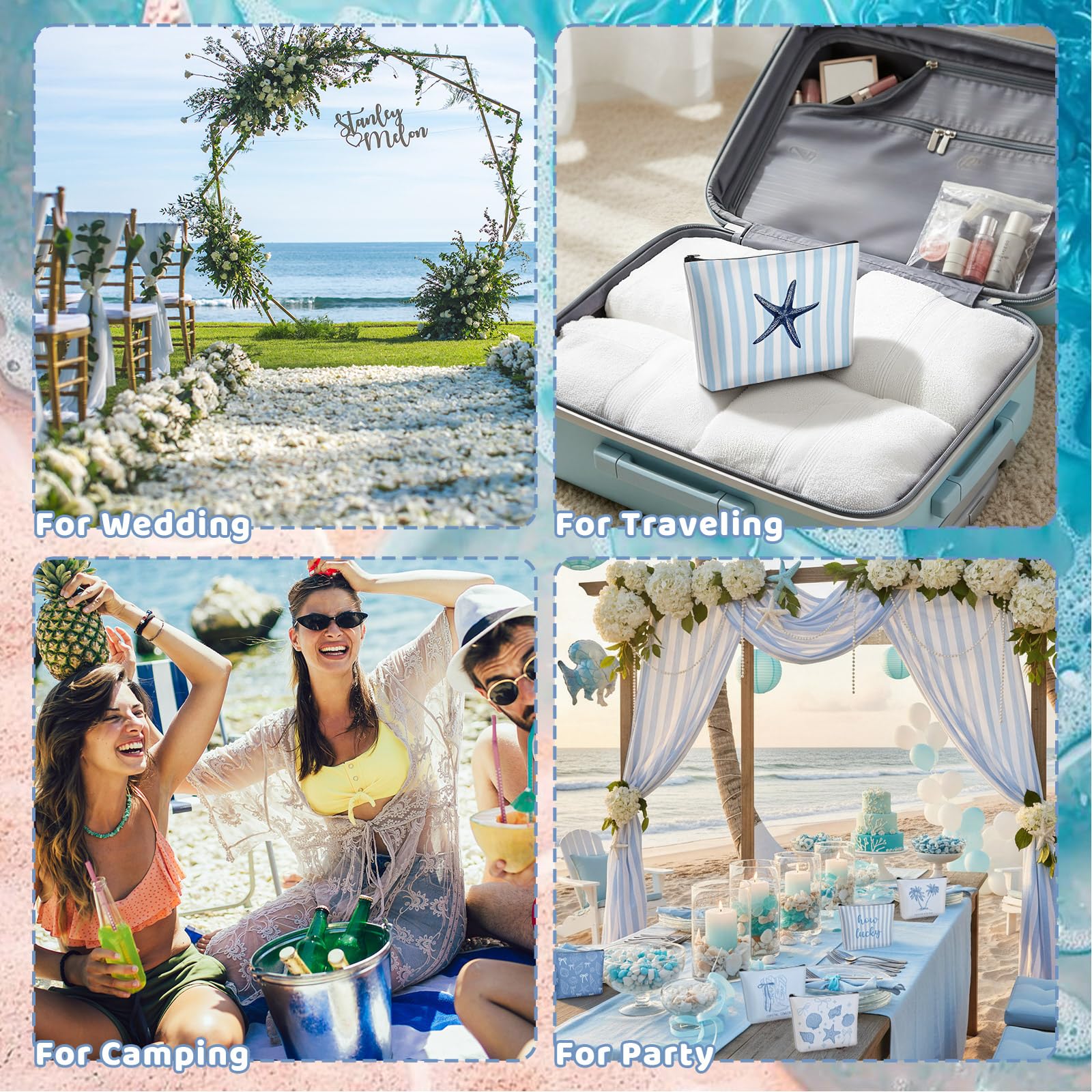 Sacs Bulyoou noeuds: parfait comme cadeau et pour garder objets personnels lors d’un week-end.