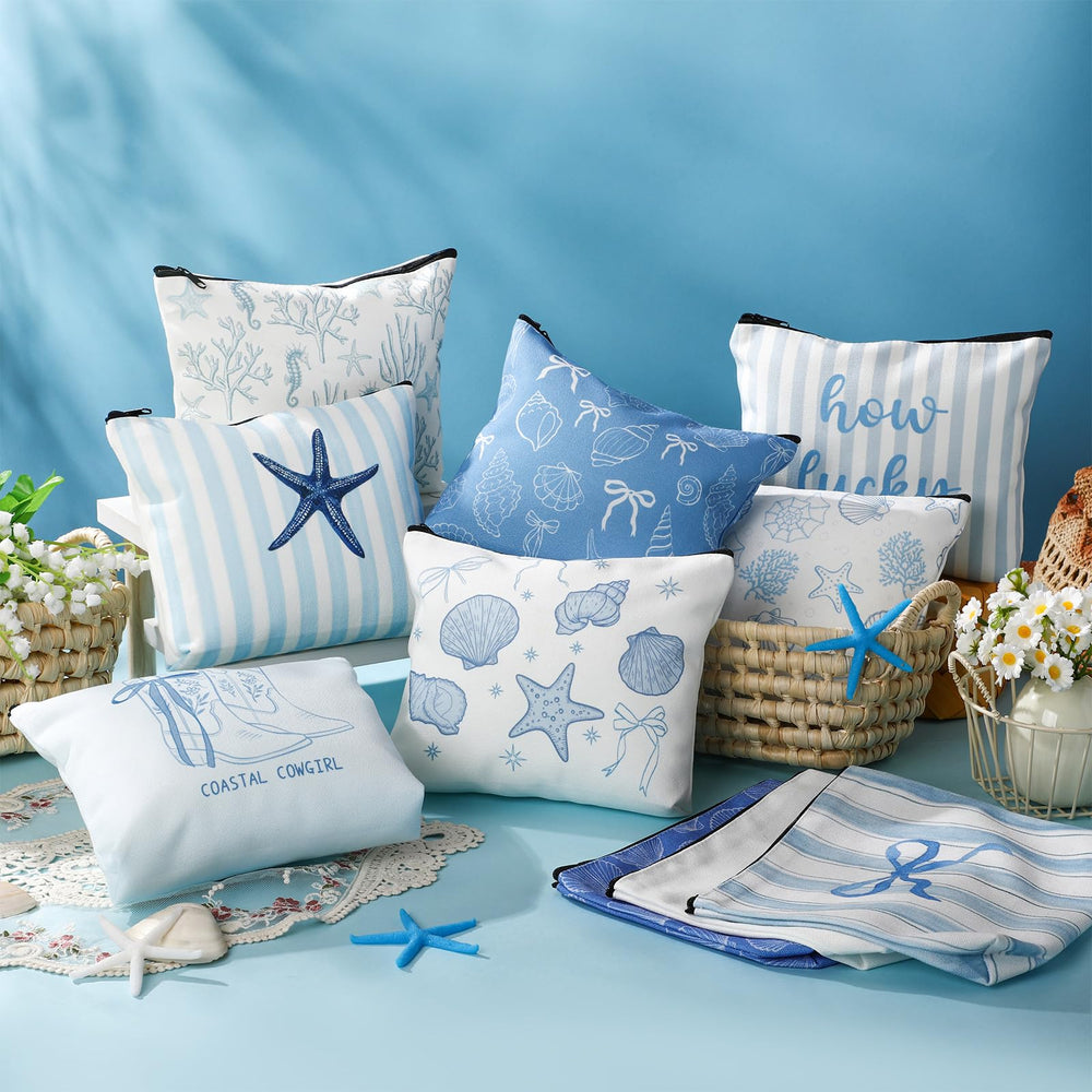 Sacs Bulyoou vagues: pochettes stylées, pratiques pour ranger maquillage et petits articles en voyage.