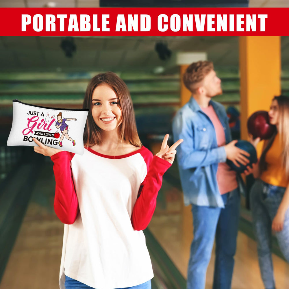 Sac maquillage Bowling portable Bulyoou pour voyages et quotidien.