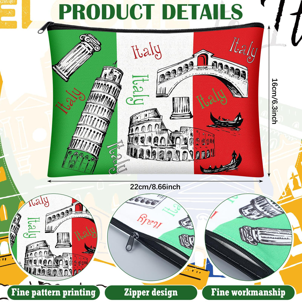 Sachet souvenir Bulyoou Italie, motif ville, idéal comme cadeau