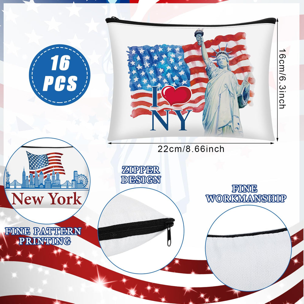 Pochette cosmétique Bulyoou au motif New York 2, idéale en quotidien