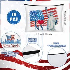 Pochette cosmétique Bulyoou au motif New York 2, idéale en quotidien