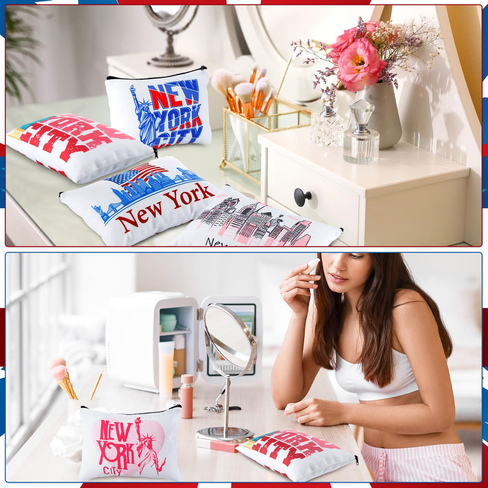 Pochette cosmétique Bulyoou au motif New York 5, parfait cadeau souvenir