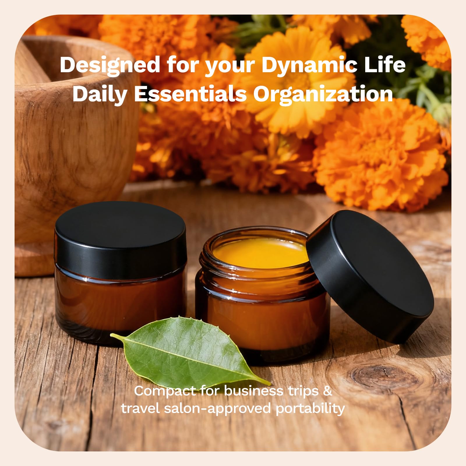 Livraison avec 12 étiquettes vierges Bumobum pour organiser vos crèmes et gels.