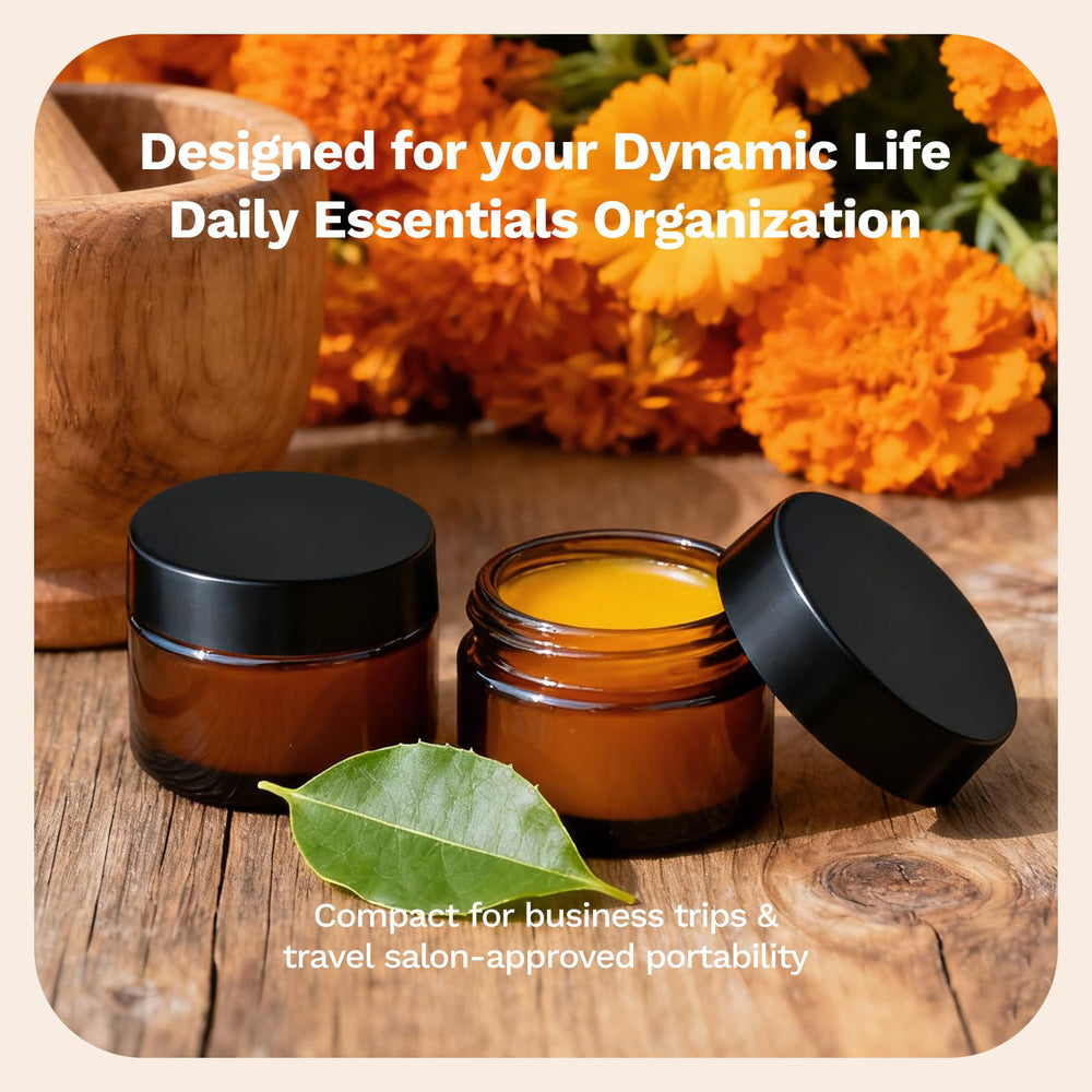 Livraison avec 12 étiquettes vierges Bumobum pour organiser vos crèmes et gels.