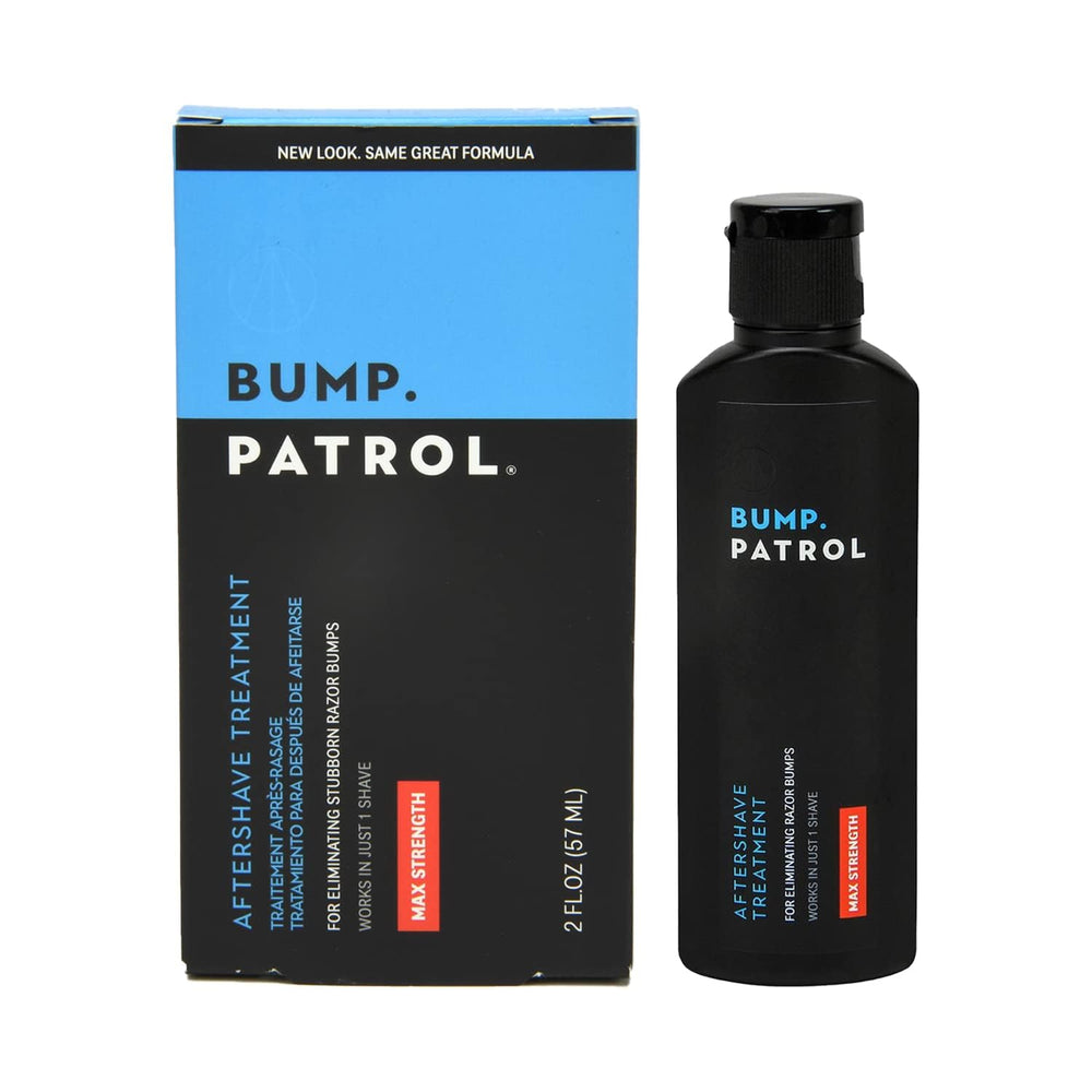 Bump Patrol: bouteille d'après-rasage prête à l'emploi pour réduire les irritations.