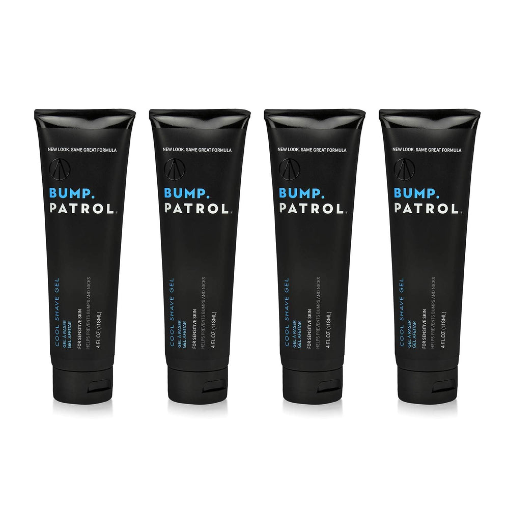 Bump Patrol gel rasage clair menthol, glisse agréable pour peau sensible