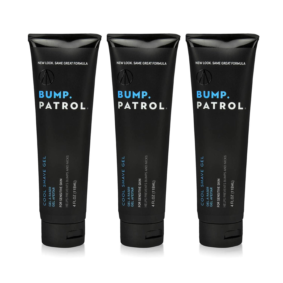 Bump Patrol gel de rasage translucide pour glisse précise et visibilité pendant le rasage