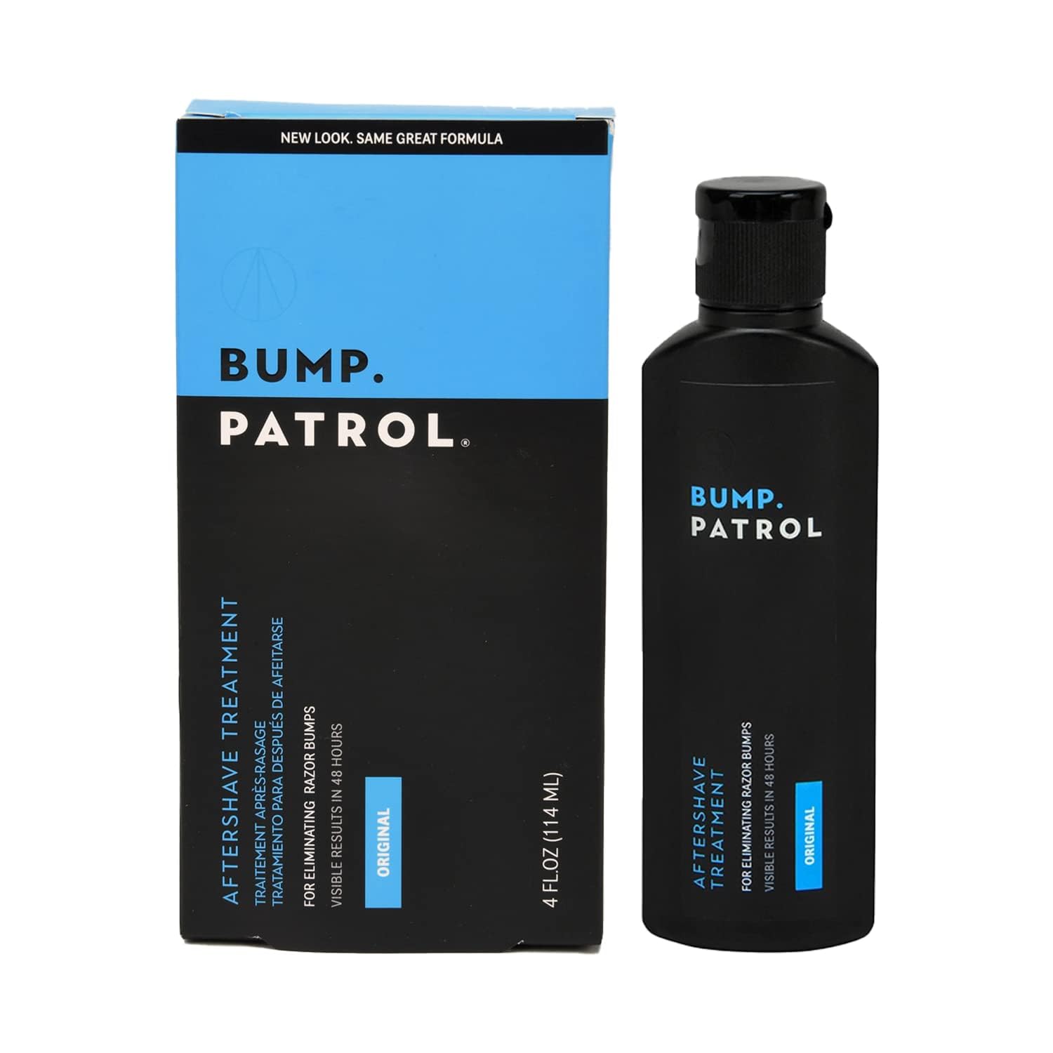 Bump Patrol sérum après rasage – bouteille visible, relief des irritations