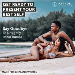Peau hydratée après utilisation du sérum Bump Patrol