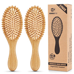 BUNDLEPRO brosse capillaire ovales: démêlage en douceur pour tous types de cheveux.