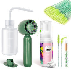 Buqikma kit-shampoing-cils-60ml: ensemble complet pour nettoyer et rafraîchir les cils