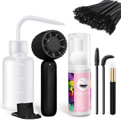 Kit Buqikma soin cils: flacon 60 ml pour nettoyer en douceur les cils