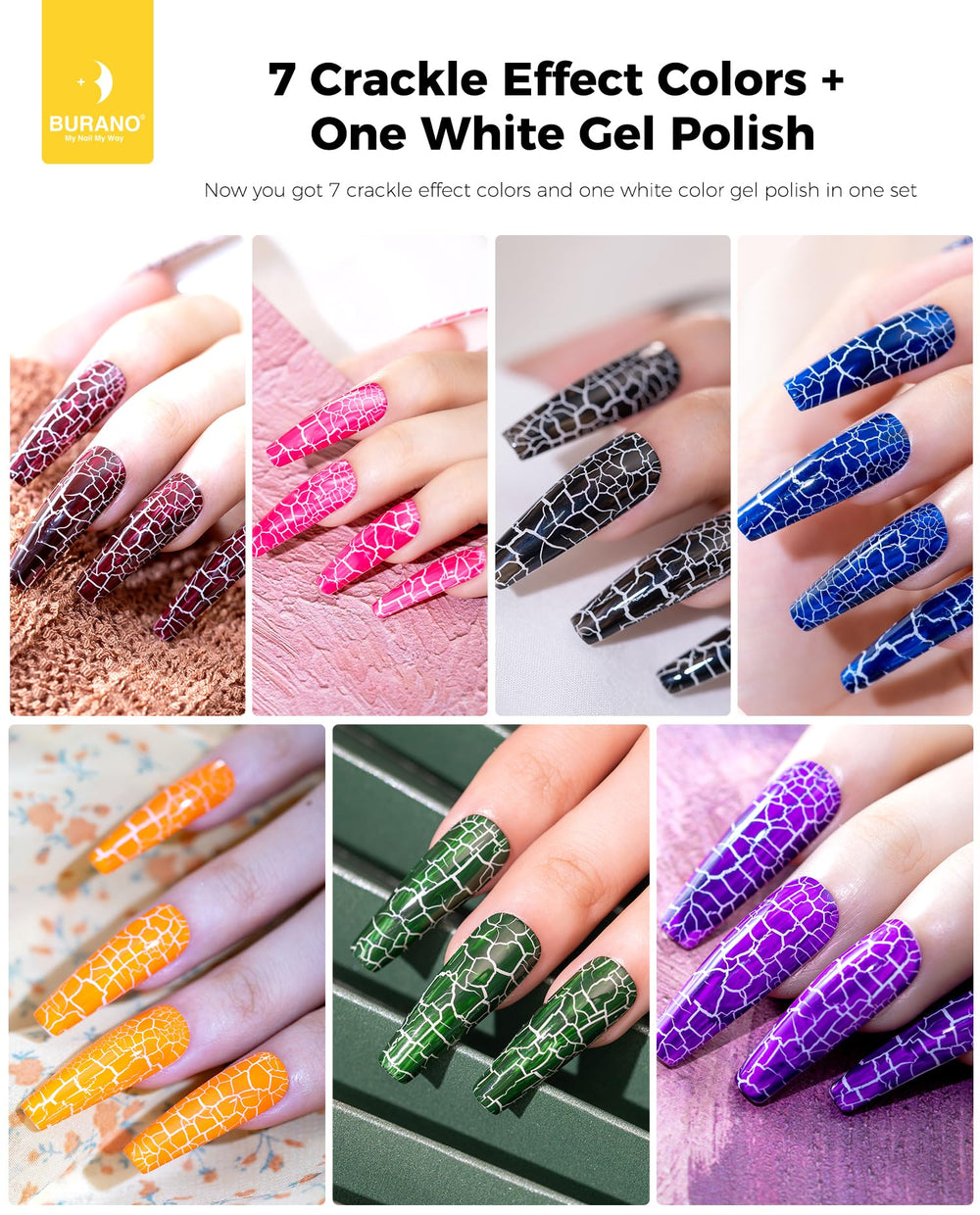 BURANO base blanche vernis gel pour une application uniforme et durable.