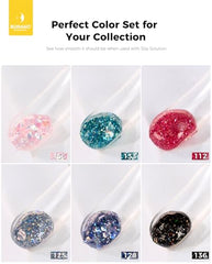 Boîte BURANO élégante affichant le coffret kit gel poly.