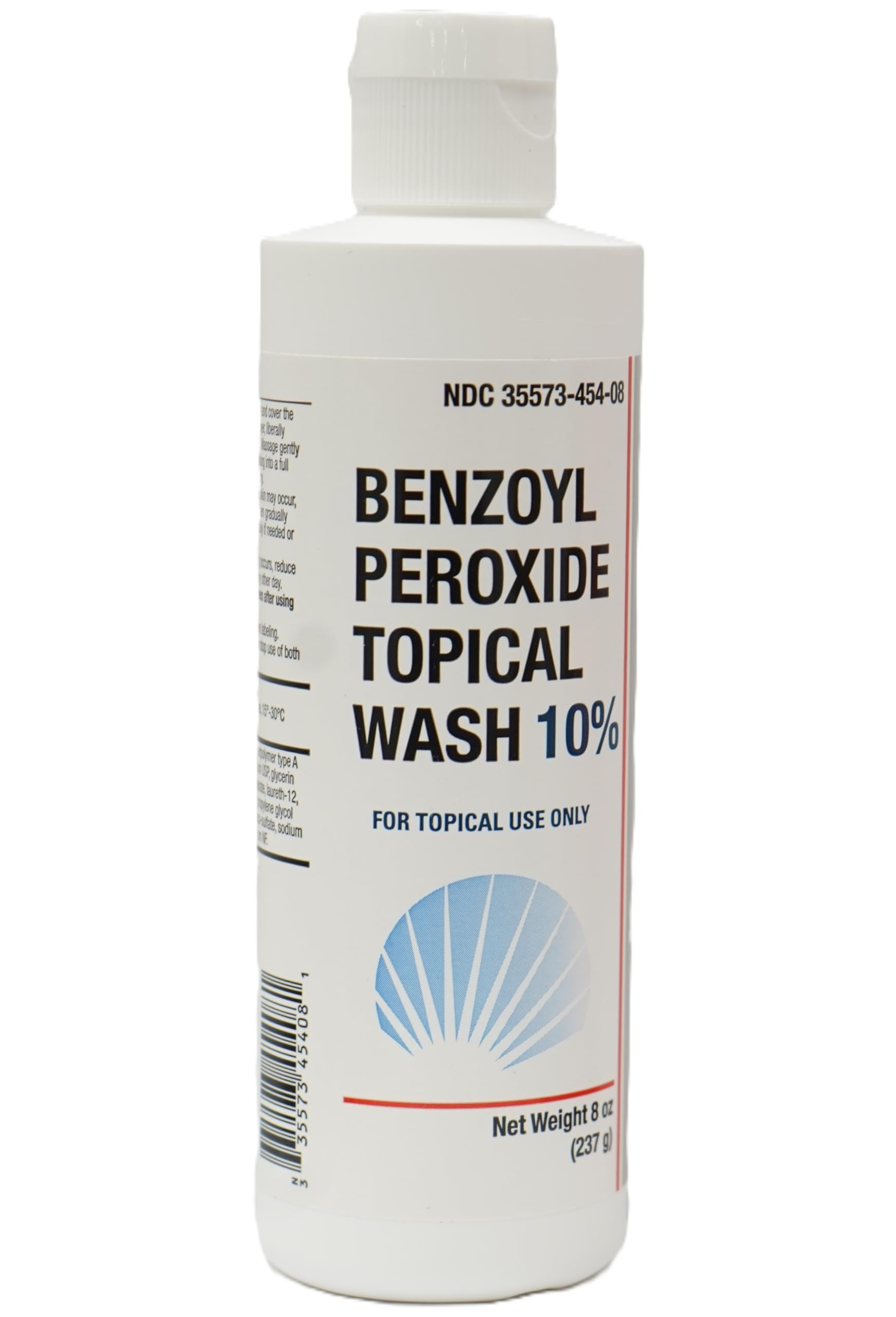Burelpharma Benzoyl Peroxide Wash bottle pour for easy, daily acne care