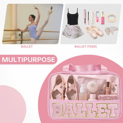 Pochette maquillage Burskit transparente: rangement pratique et clair.