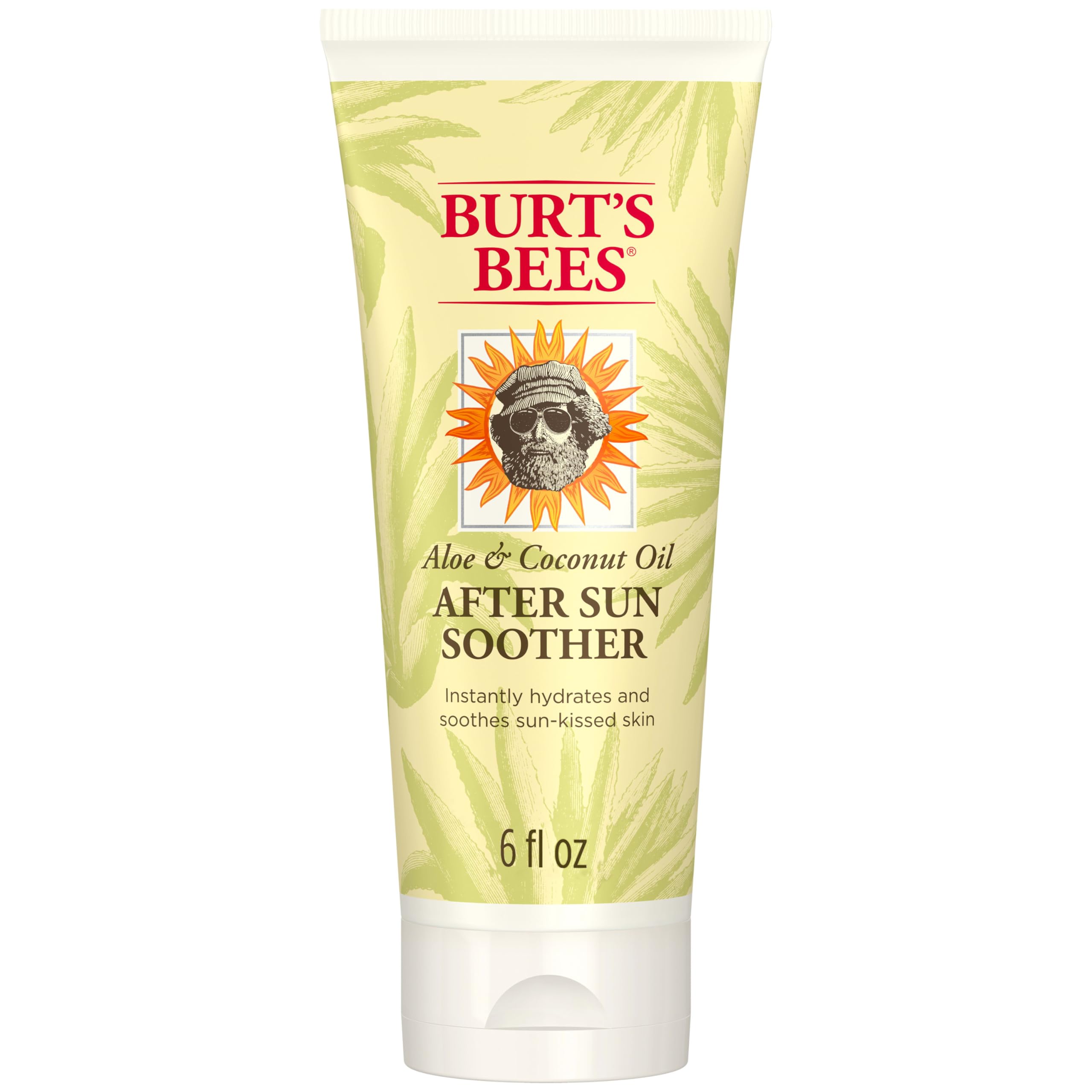 Burt's Bees après-soleil texture hydratante et rafraîchissante sur peau après exposition