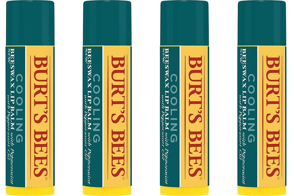 Baume Burt's Bees rafraîchissant à la menthe, hydratation pour lèvres sèches et apaisées