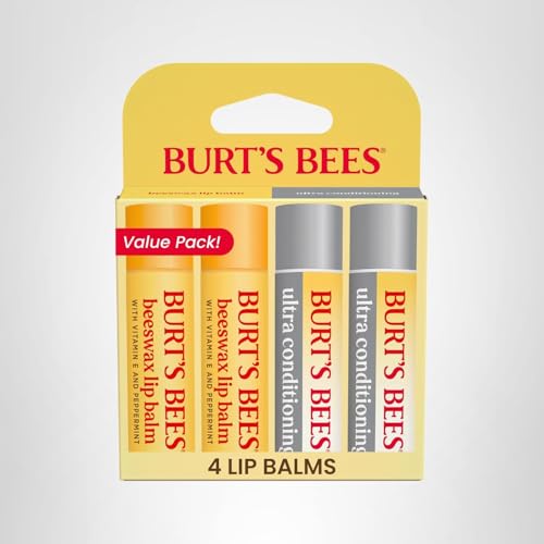 Set complet de baumes Burt's Bees, routine soin simple.