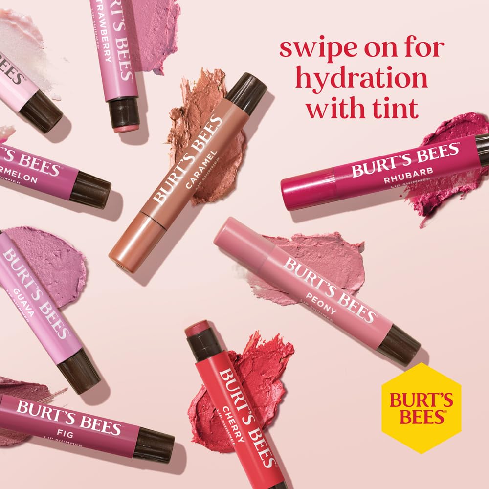 Burt's Bees Brillant à lèvres prune, couleur flatteuse pouvant se superposer avec d'autres rouges.