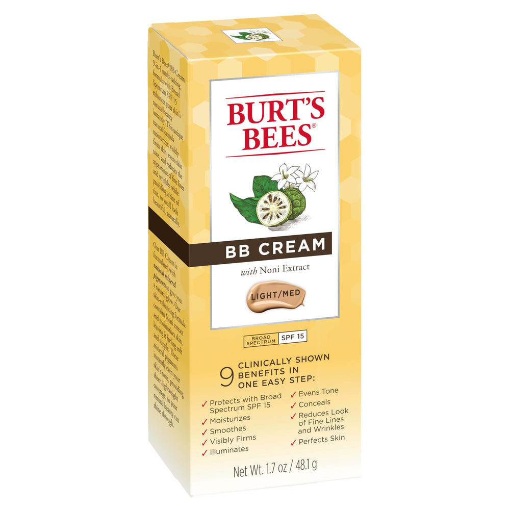 Application facile et longue tenue: Burt's Bees BB Cream apporte une protection solaire.