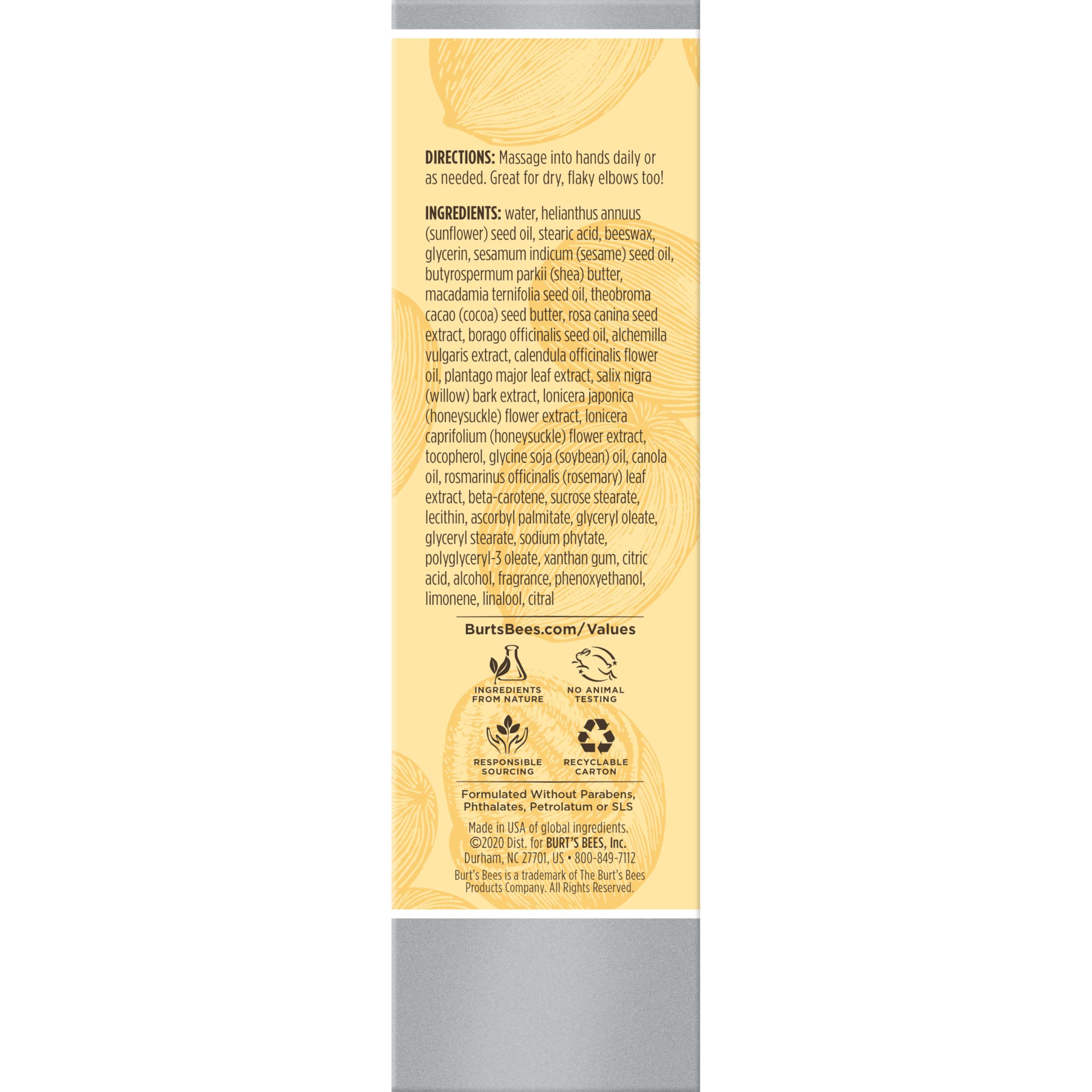 Avant-après Burt's Bees, peau plus douce après application