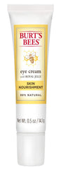 Crème yeux Burt's Bees dans sa bouteille, soin nourrissant.