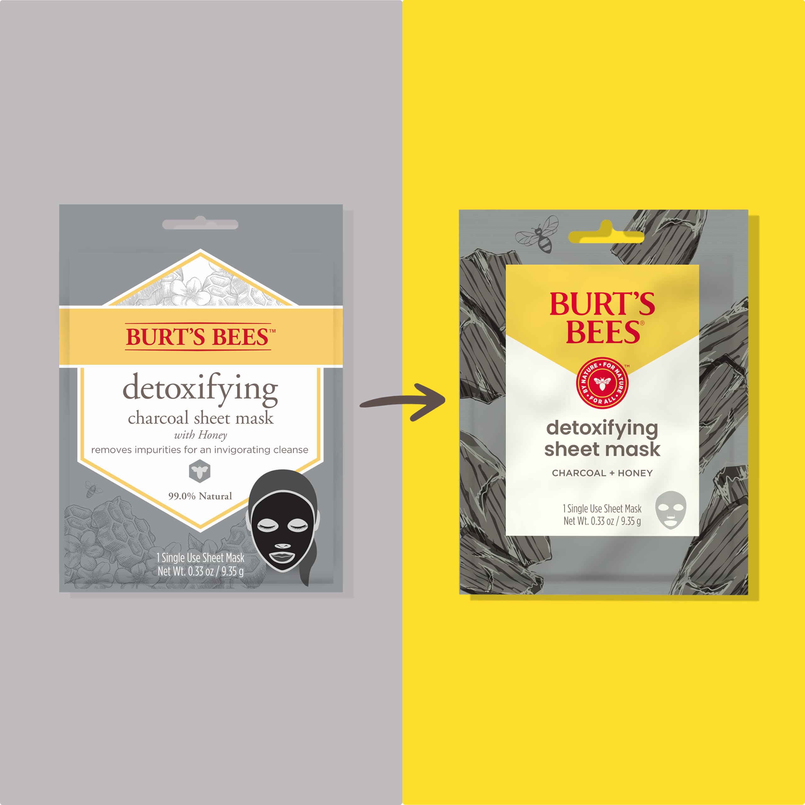 Burt's Bees Détox Charbon Masque application visage simple et rapide