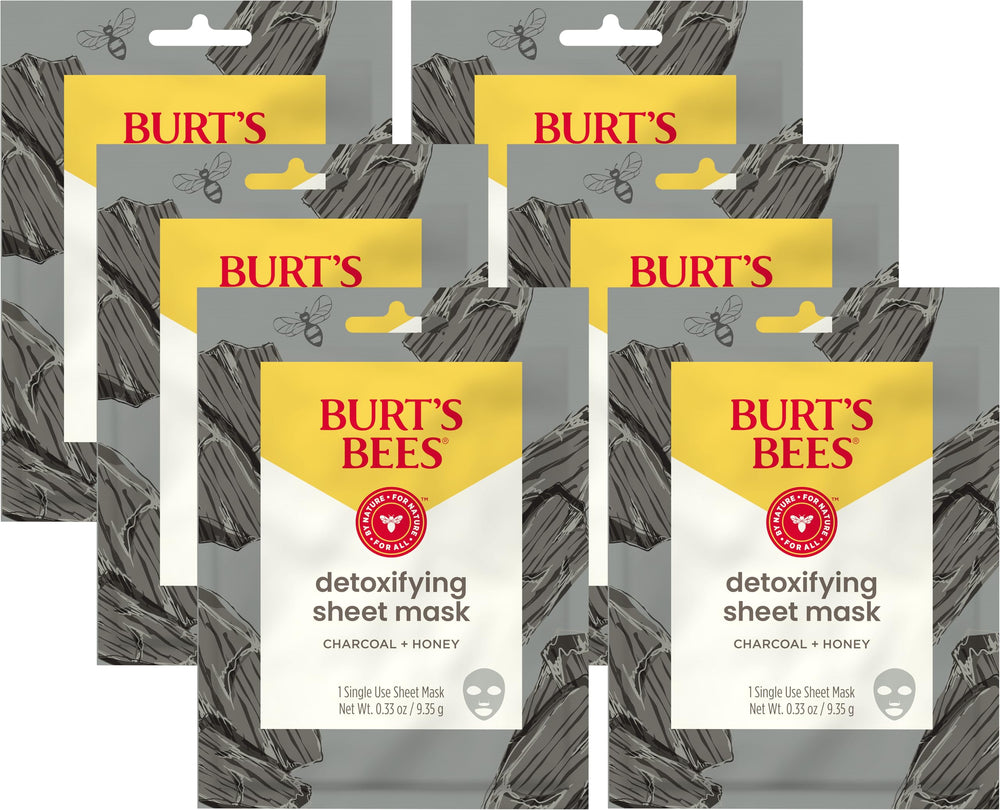 Burt's Bees Détox Charbon Masque emballage visible et prêt à l'emploi