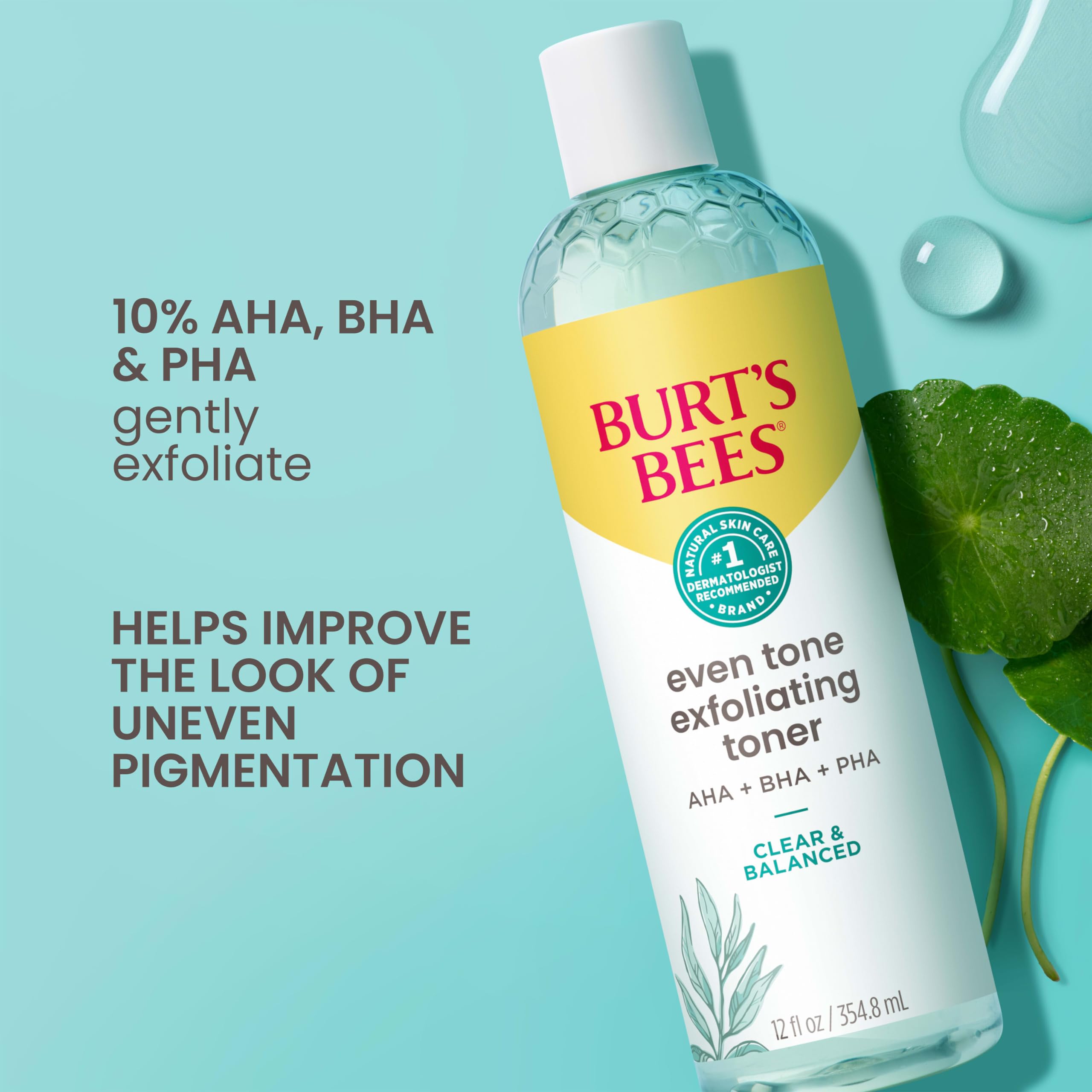 Burt's Bees Exfoliant Visage Liquide: application sur peau pour pores nets