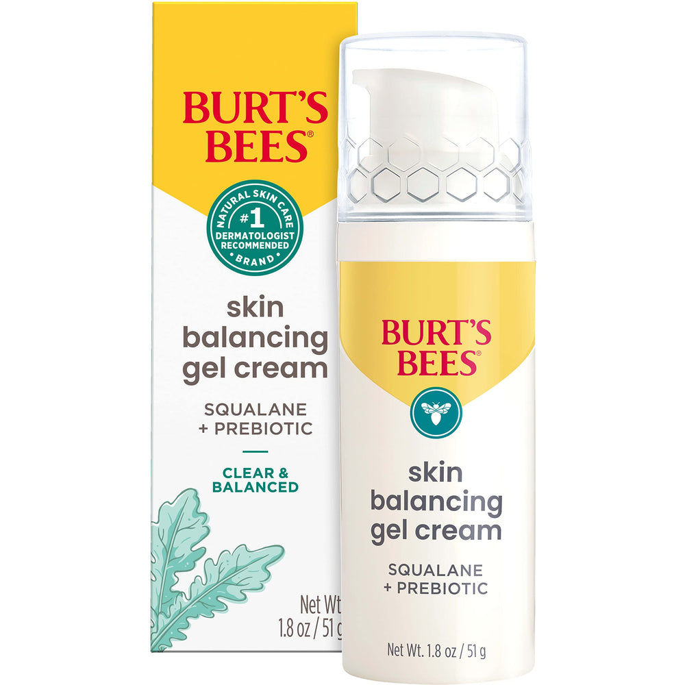 Burts Bees Gel-Crème Équilibrant Visage, hydratation légère sans boutons.