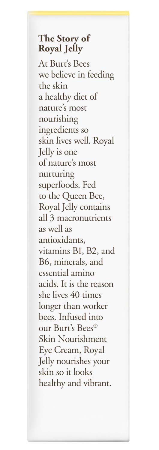 Gelée royale Burt's Bees ingrédient nourrissant utilisé.
