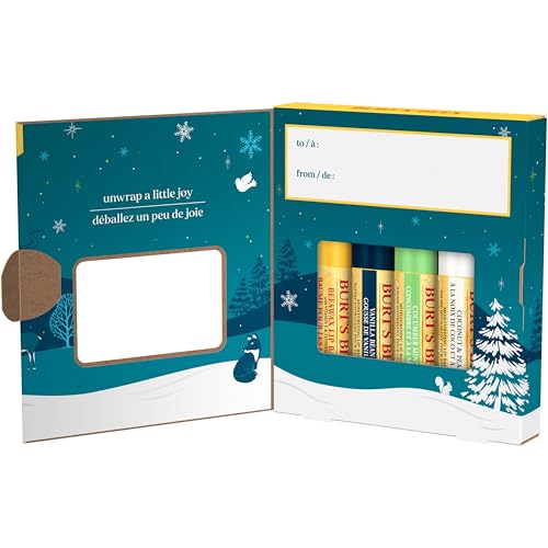Idée cadeau Noël Burt's Bees, soin lèvres naturel.