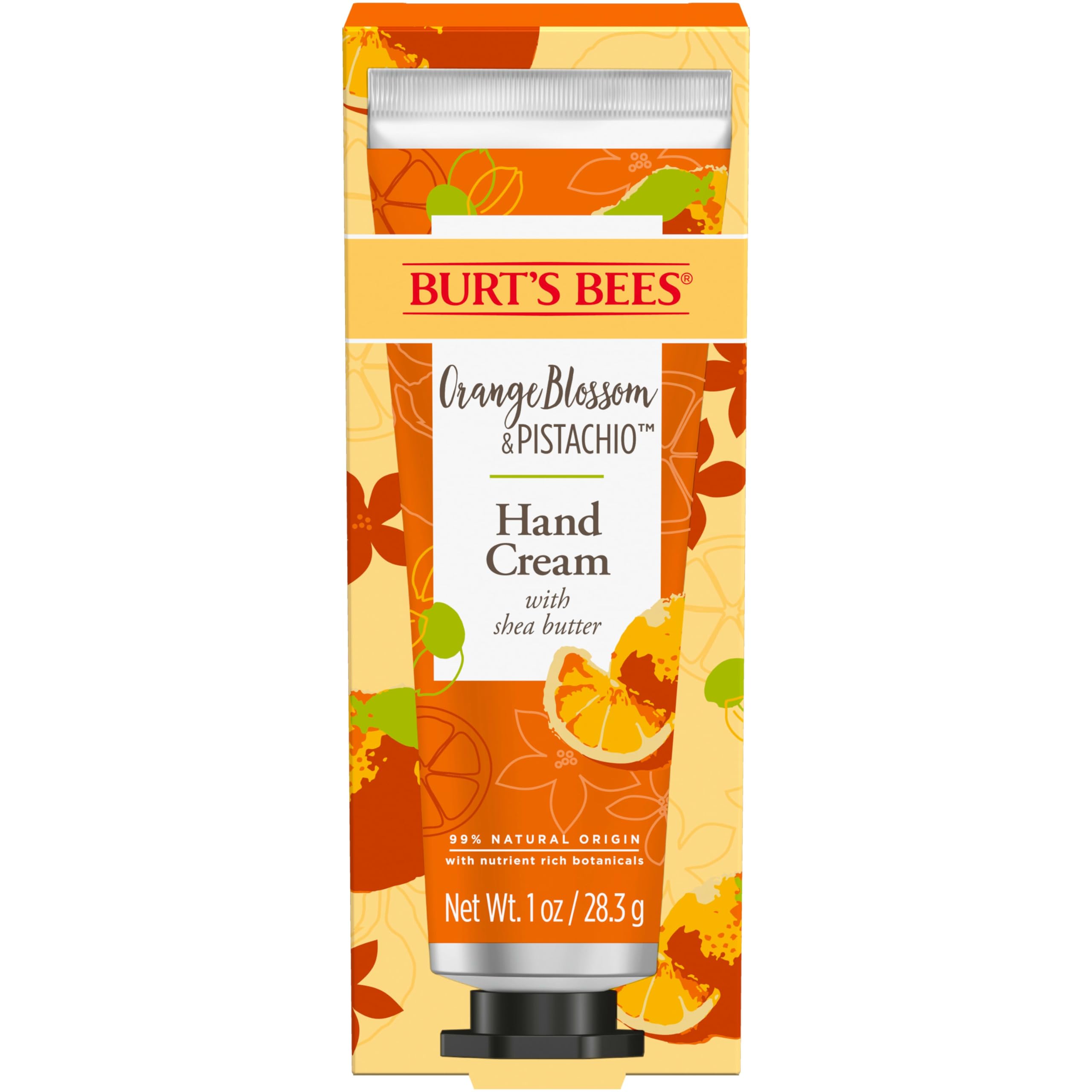 Ingrédients Burt’s Bees: karité et huiles nourrissantes.