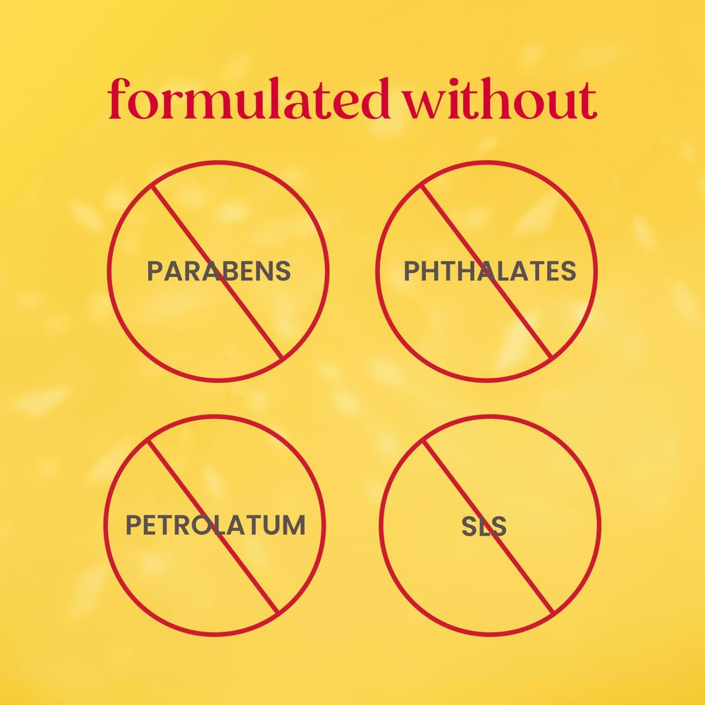 Ingrédients naturels sans parabènes chez Burt's Bees.