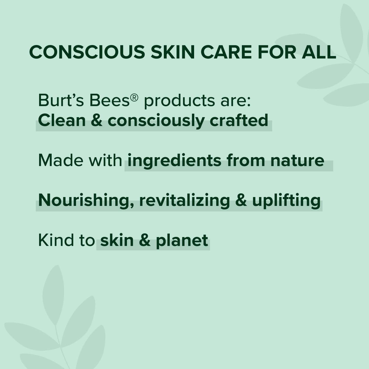 Emballage simple et pratique Burt's Bees Lait et Miel Crème Corps.