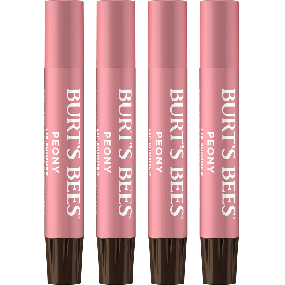 Burt's Bees Lèvres scintillantes Pivoine dans son étui recyclable, hydratation légère.