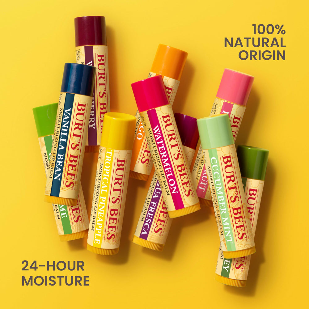 Emballage éco-responsable Burt's Bees Vanille – choix durable et pratique.